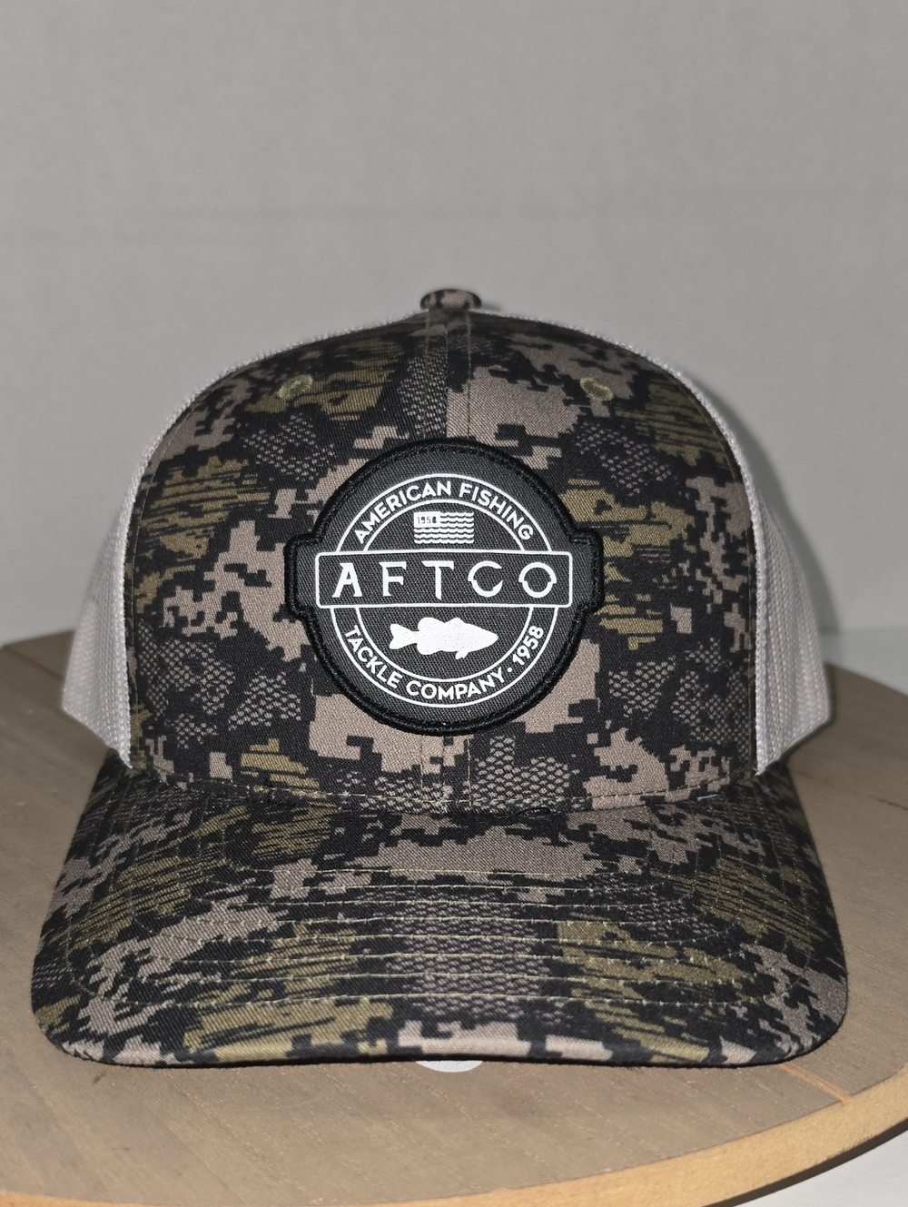 AFTCO Camo Green Trucker Hat NWT